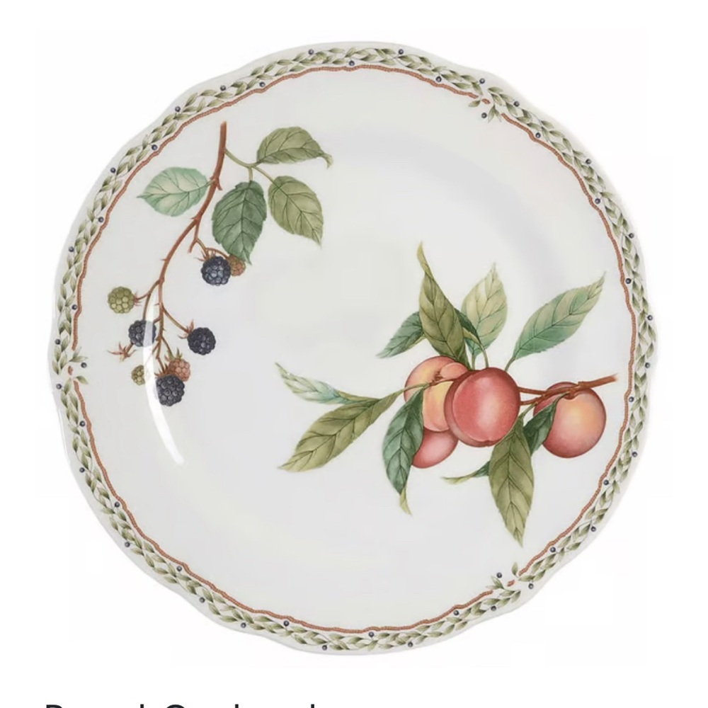 Noritake Royal Orchid dinner plates (6)